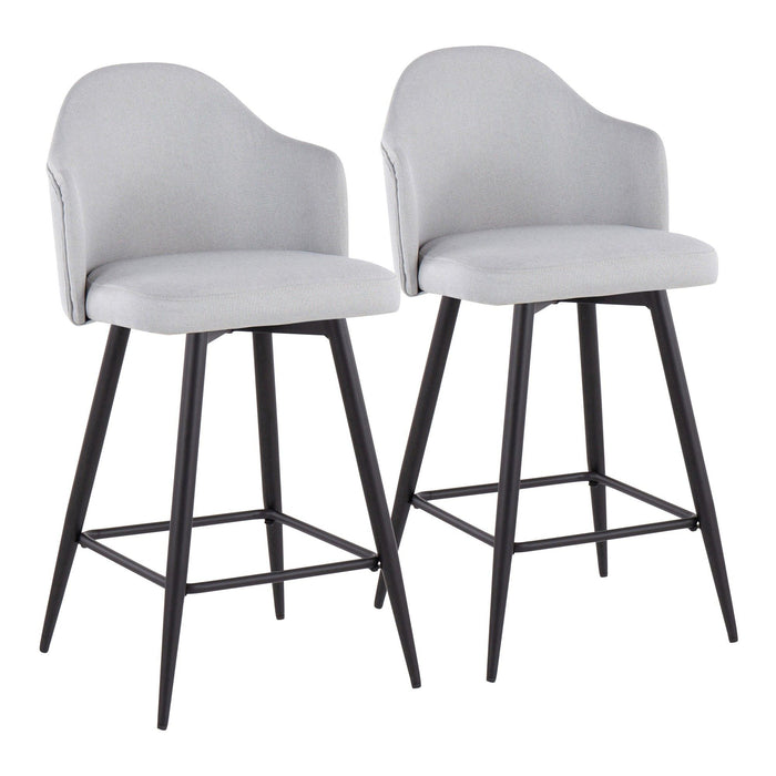 Ahoy - Counter Stool With Square Footrest (Set of 2)