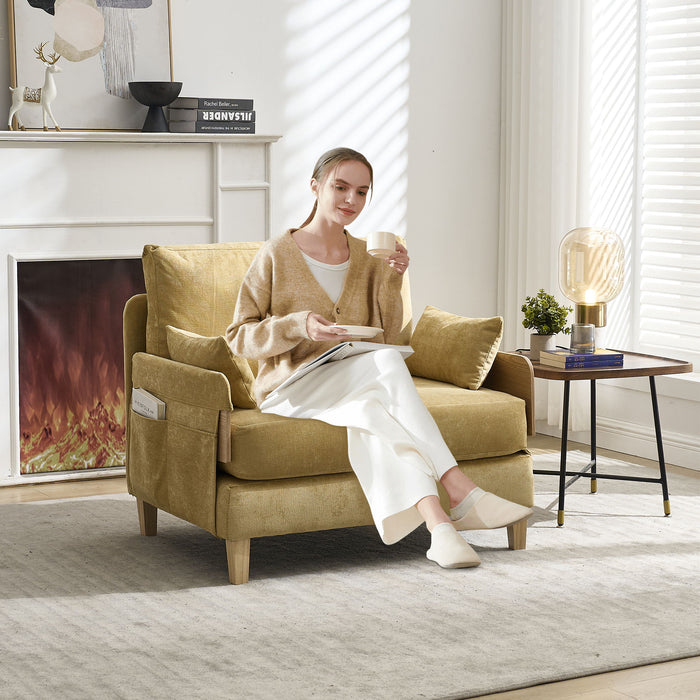 Mid Century Modern Foldable Sofa Bed, 3 In 1 Convertible Sleeper With 3 Pillows