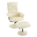 Giga recliner chair with ottoman, 360° swivel lounge chair featuring massage, vibration, and heated seat for relaxation.