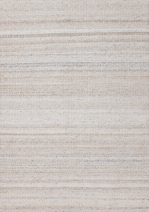 8' X 11' Geometric Hand Woven Area Rug (661338) - Cream / Beige