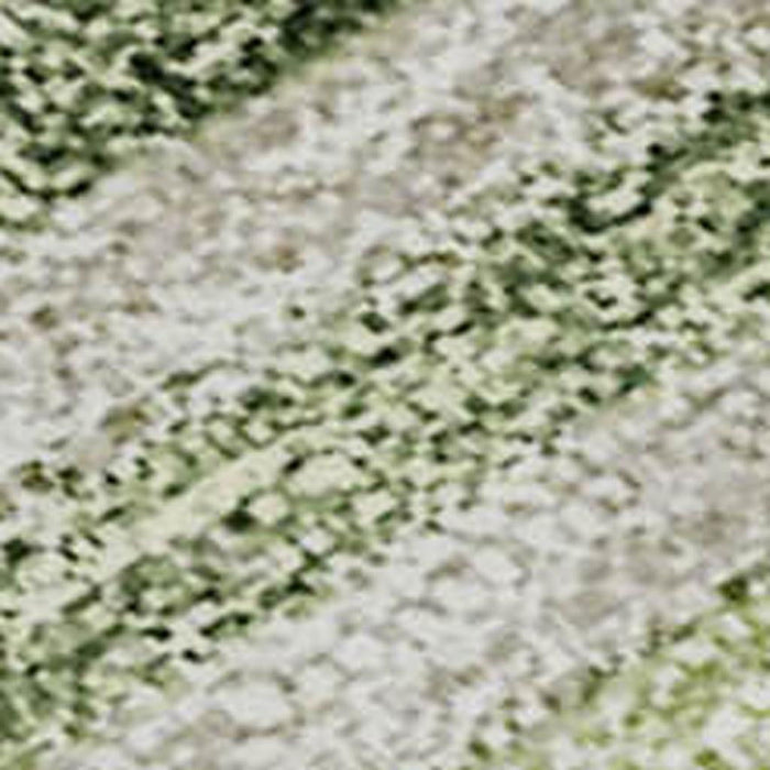 8' X 10' Striped Washable Area Rug With UV Protection - Artichoke Green And Taupe