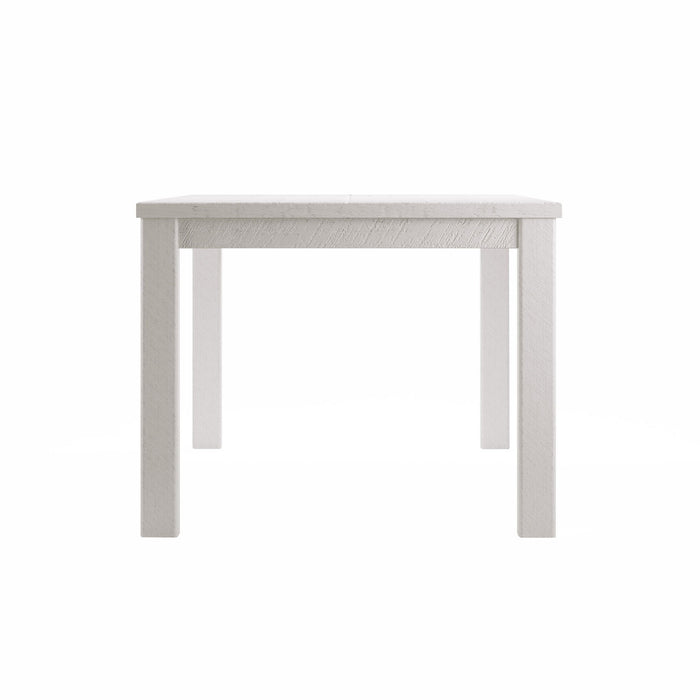 63" Solid Wood Dining Table - White