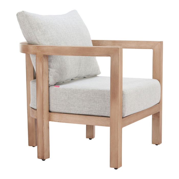 29" Modern Upholstered Arm Chair - Gray