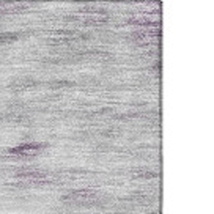 9' X 12' Abstract Washable Area Rug With UV Protection (651303) - Purple / Gold / Ivory
