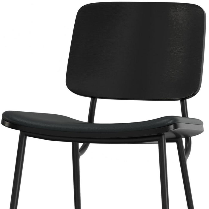 Dining Parsons Chairs (Set of 2) - Black
