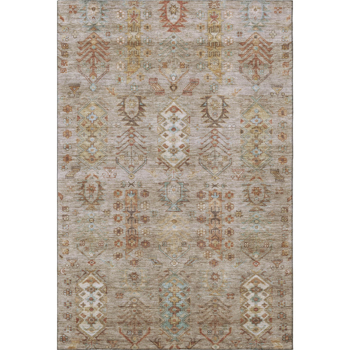 10' X 14' Southwestern Washable Area Rug With UV Protection (716449) - Beige / Brown