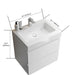 Giga Alice bathroom vanity with large storage, wall-mounted floating design, one-piece sink basin, modern bathroom furniture