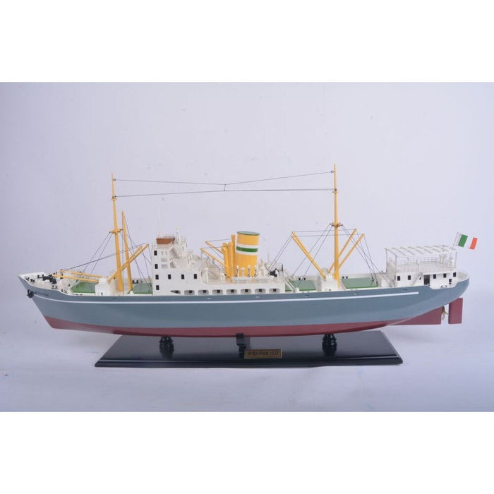 Hand Painted Model Boat (624231) - Blue / White