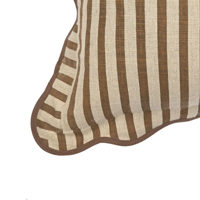 TOV Furniture striped accent cushion pillow with bold, colorful vertical stripes, perfect for decorative living room or bedroom decor.