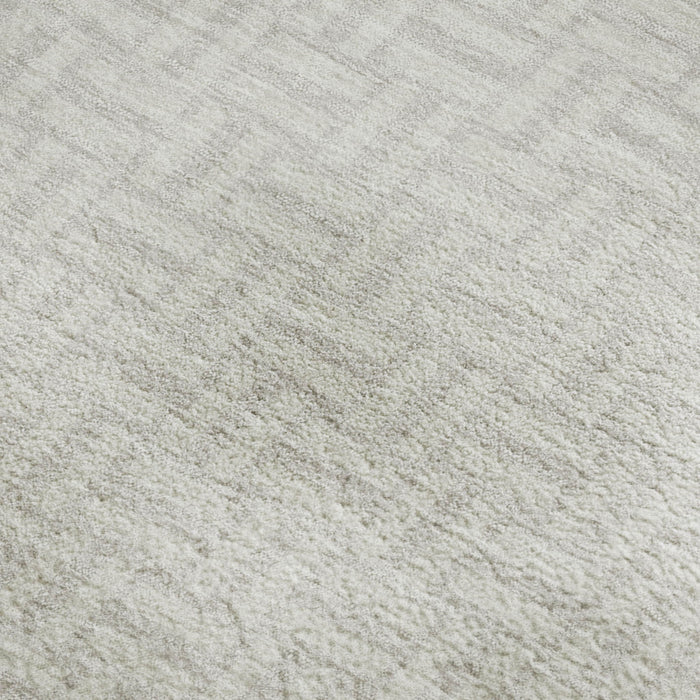 10' X 14' Geometric Washable Area Rug With UV Protection (672422) - Ivory / Beige