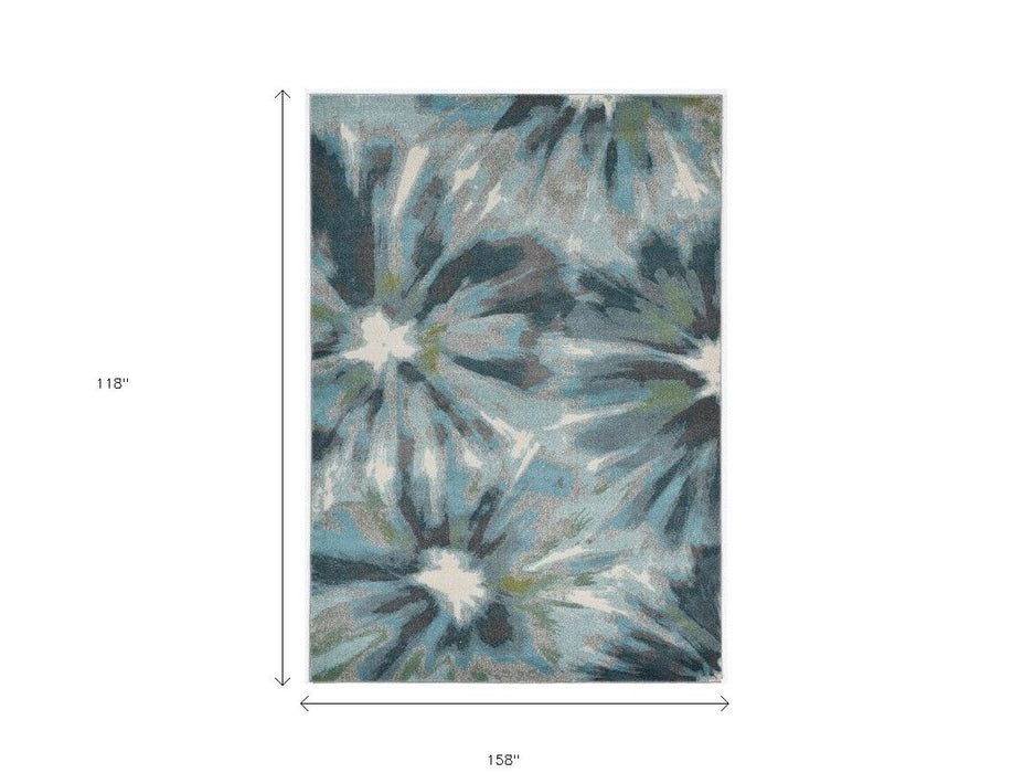 118" x 158" Polypropylene Rug - Teal