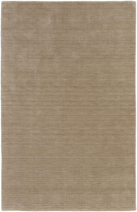 9' x 13' Wool Hand Woven Area Rug - Tan