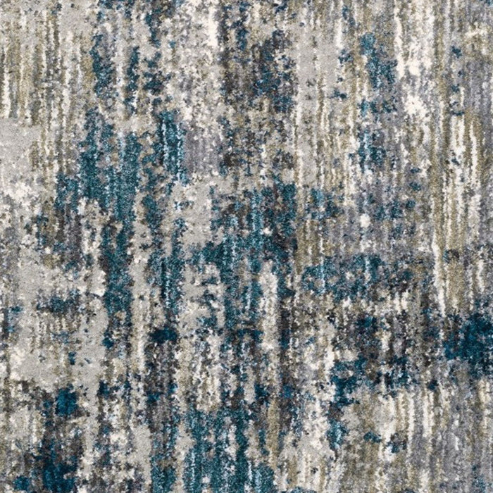 9' x 12' Gray Skies Area Rug - Gray And Blue