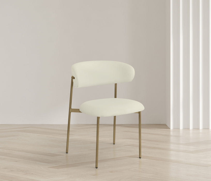 Lupita - Dining Chair With Brushed Gold Legs (Set of 2)