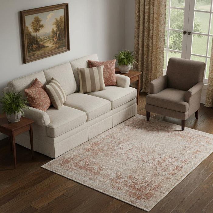 5' X 8' Oriental Hand Woven Area Rug (722261) - Blue / Ivory