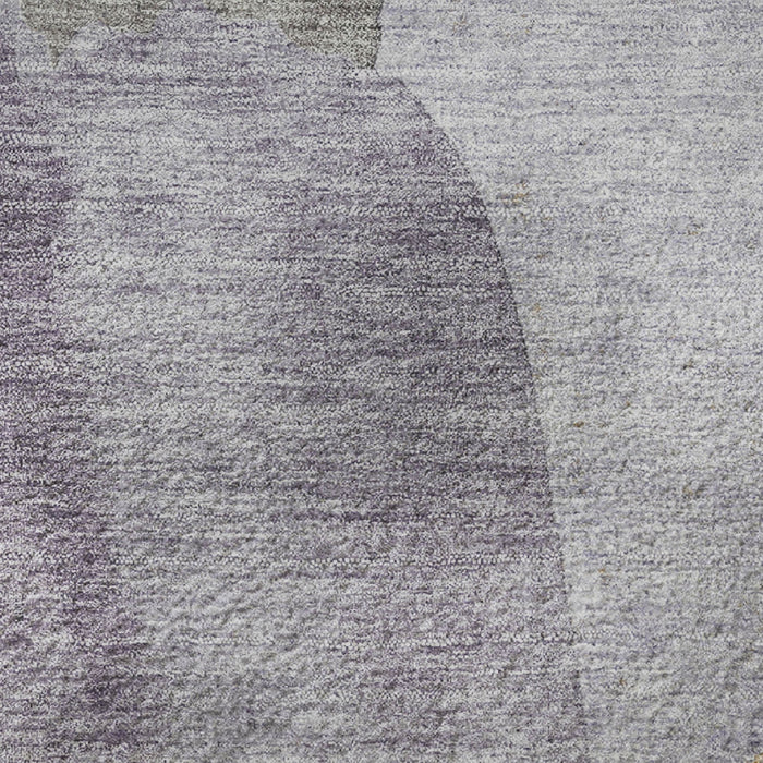 10' X 14' Abstract Washable Area Rug With UV Protection (710196) - Lavender / Gold / Gray