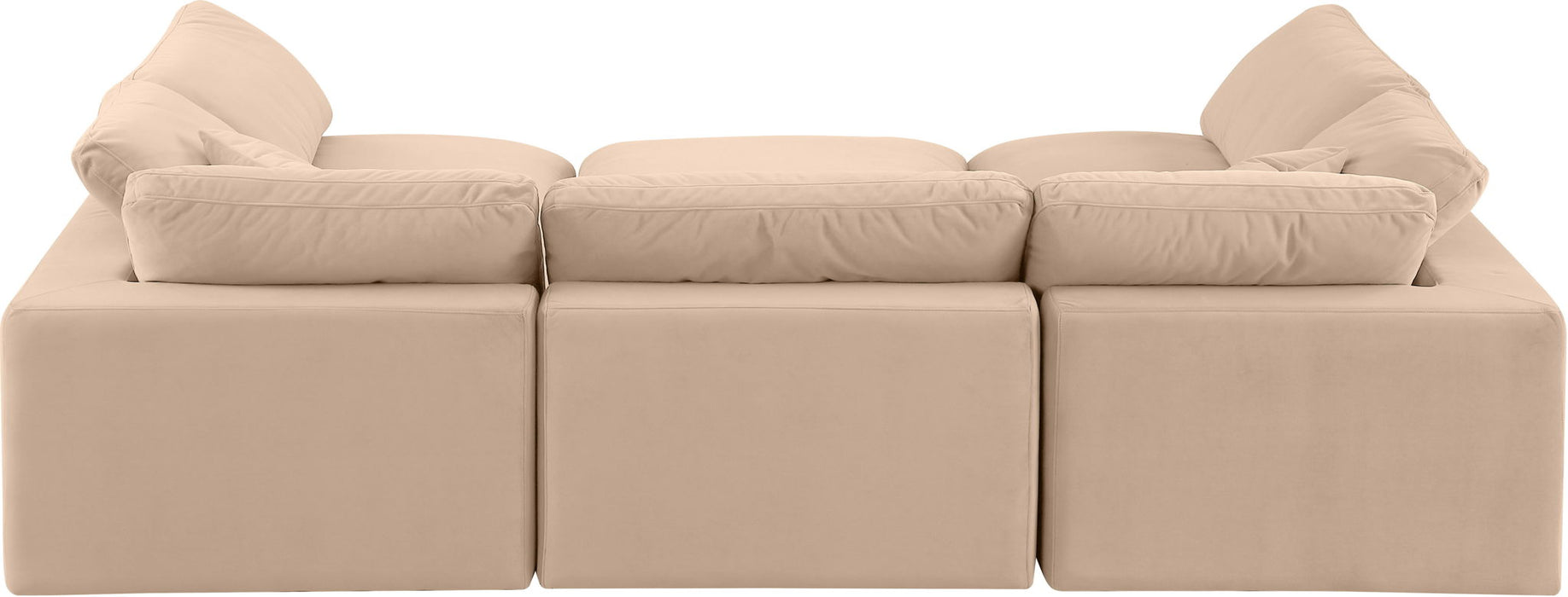 Comfy - 6 Piece Velvet Sectional