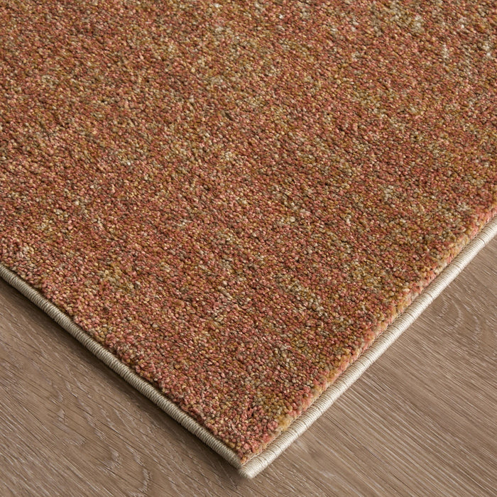 8' X 10' Abstract Distressed Area Rug - Brown