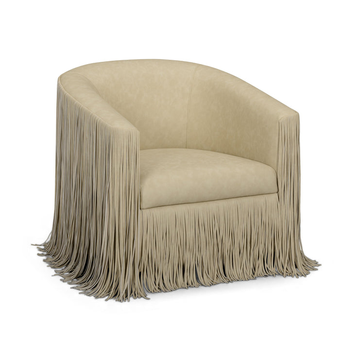 TOV Furniture Shag Me vegan leather swivel chair with plush shaggy upholstery and modern design, perfect for contemporary interiors.