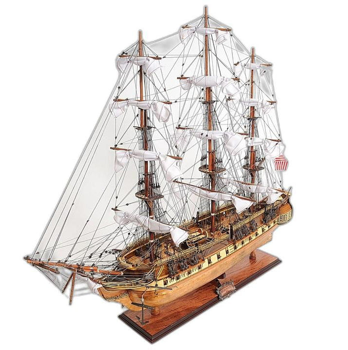 Hand Painted Boat (401916) - Brown