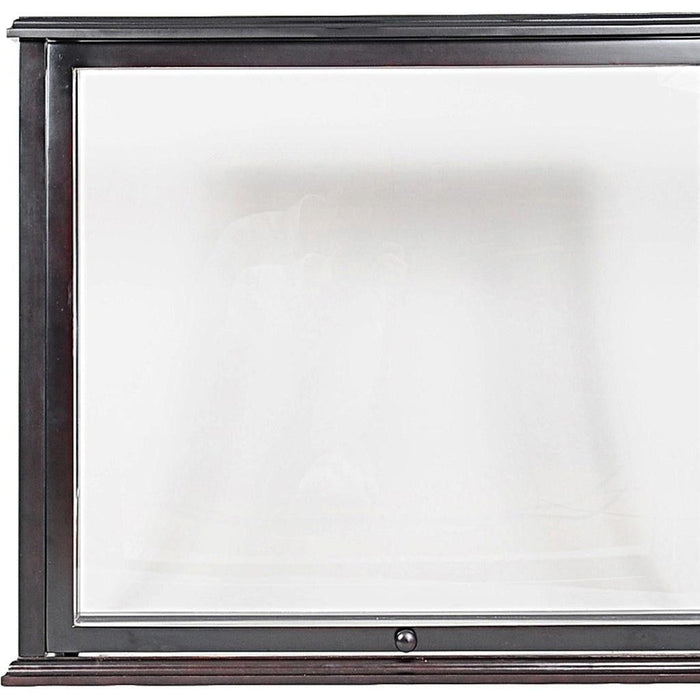 14" Glass Standard Display Stand - Black