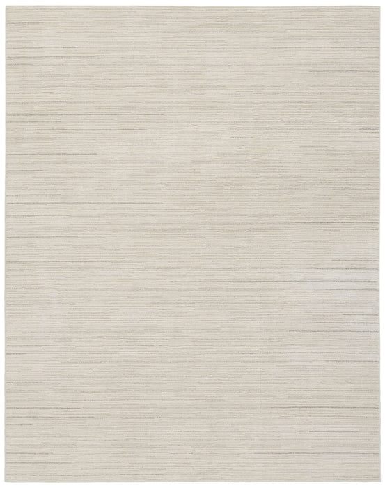8' X 10' Abstract Polypropylene Material Area Rug - Ivory
