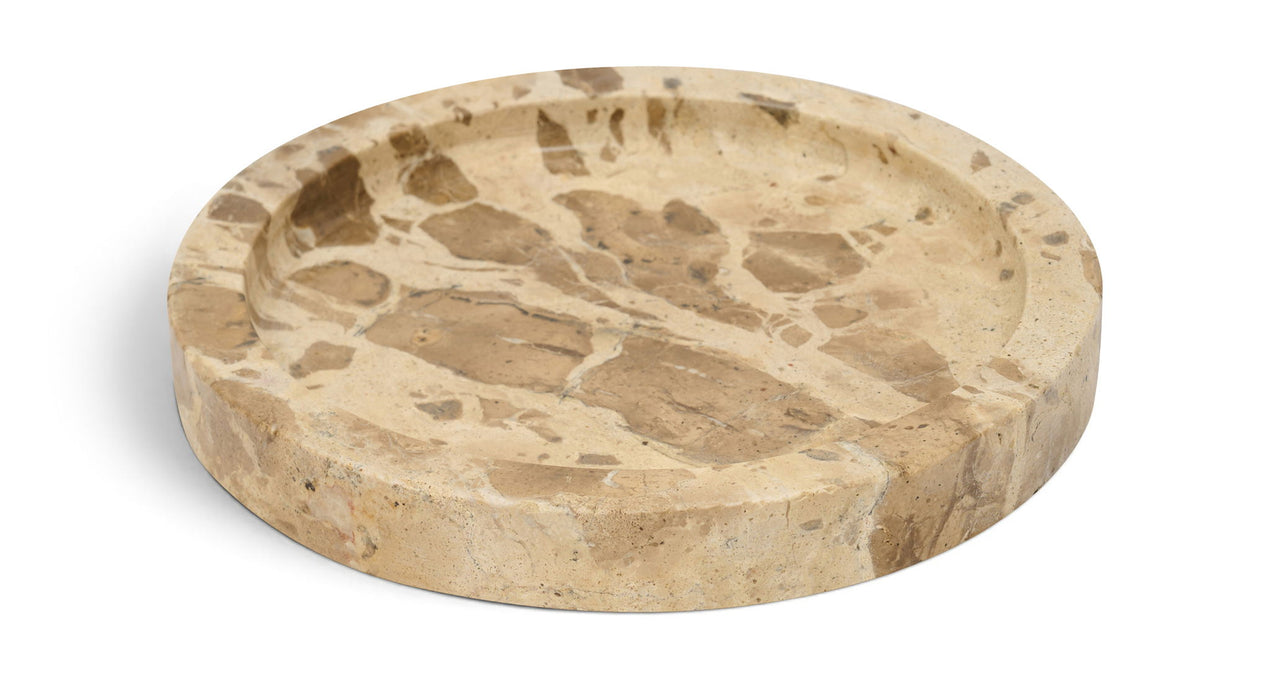 Dimitri genuine marble tray by Meridian Furniture, featuring a rectangular design with polished marble surface and sleek edges.