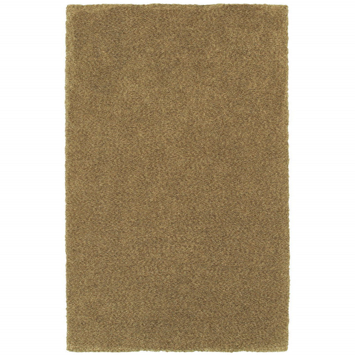 10' x 13' Shag Tufted Handmade Stain Resistant Area Rug - Rich Gold