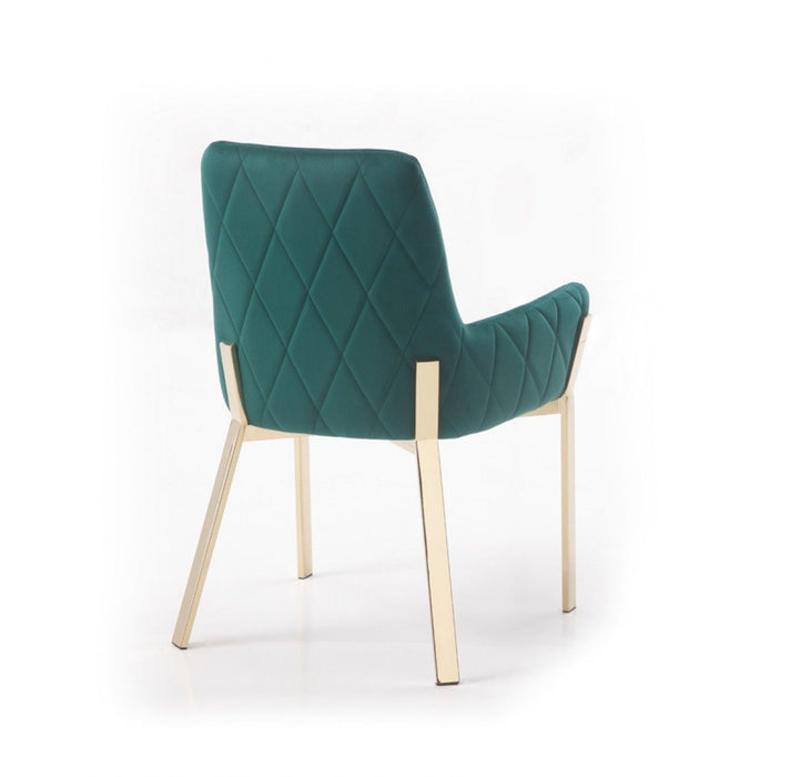 Velvet Dining Chair - Green
