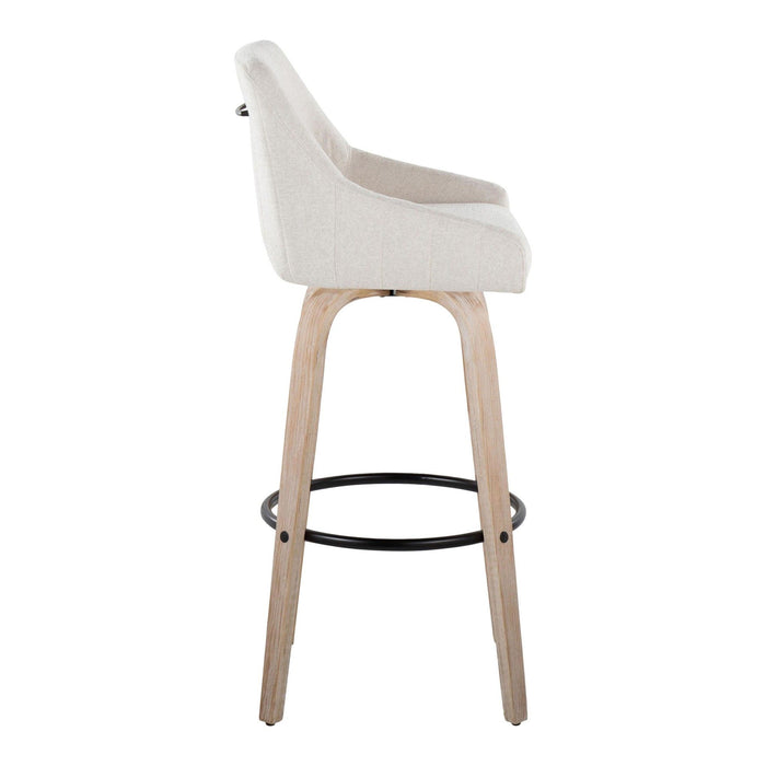 Hannah - 30" Fixed-Height Barstool With Swivel (Set of 2)