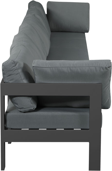 Nizuc - Outdoor Patio Modular Sofa With Frame - Grey - With Frame
