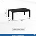 Giga all-weather outdoor coffee table with wood-look top, featuring a sturdy design for patio or garden outdoor spaces.