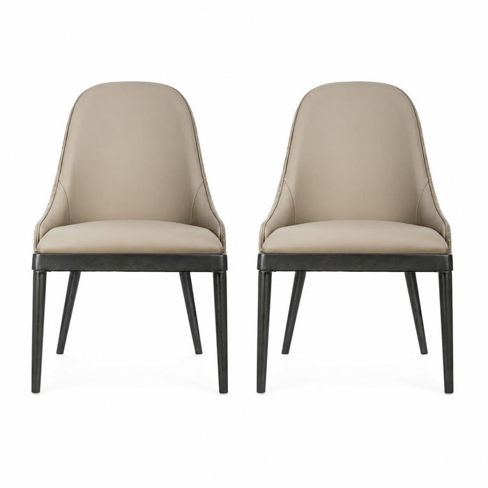 Drew - Side Chair (Set of 2) - Taupe