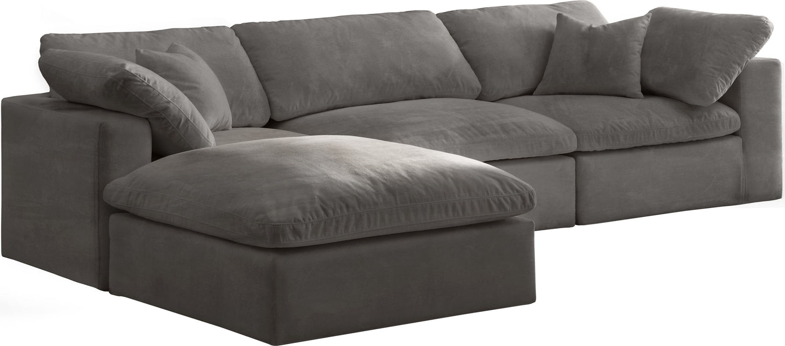 Cozy - 4 Piece Modular Sectional With Chaise