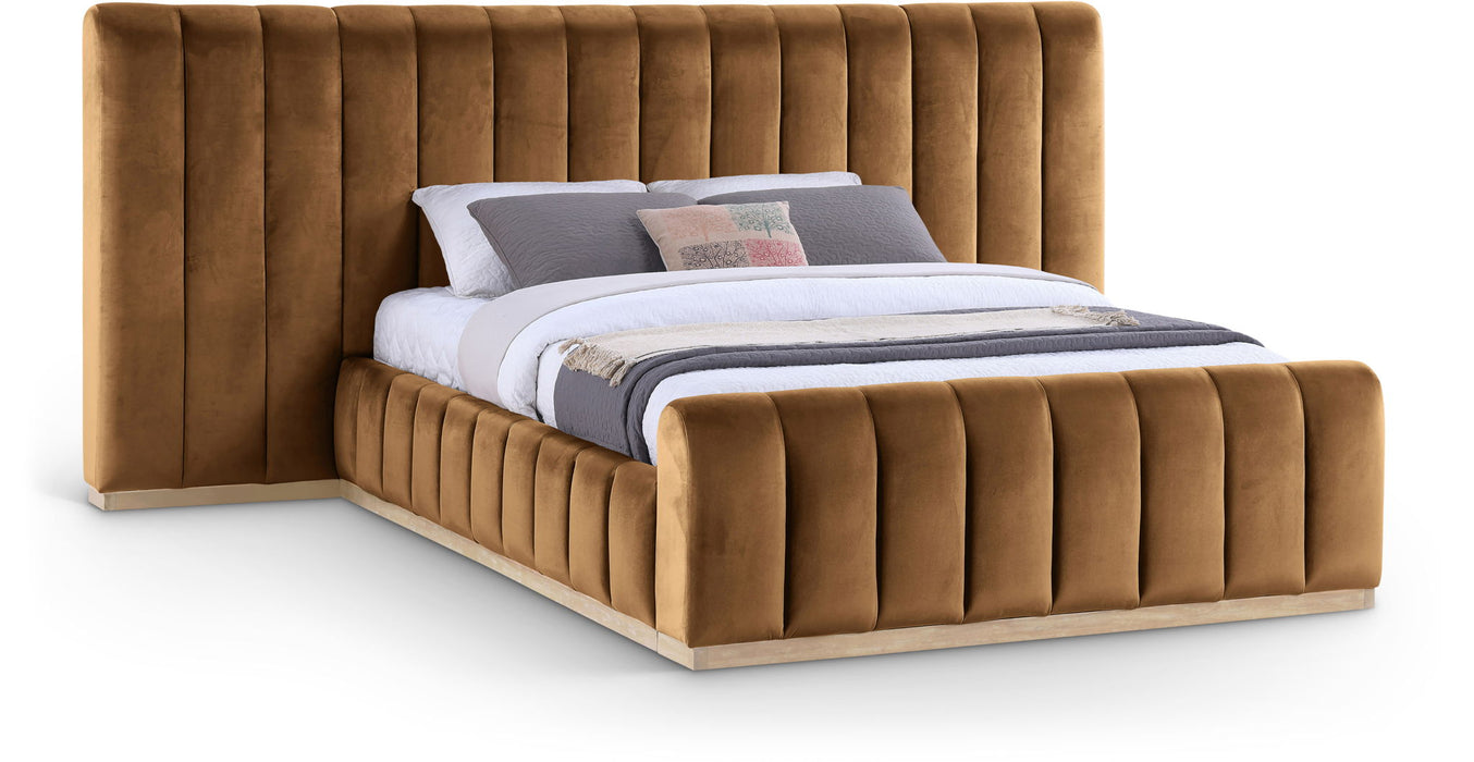 Amara - Velvet Upholstered Bed
