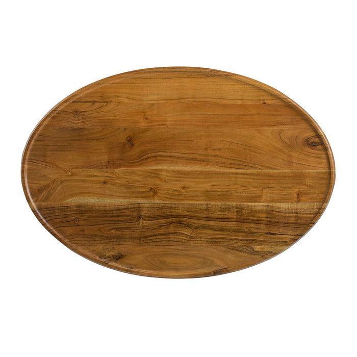 Oval Coffee Table - Brown
