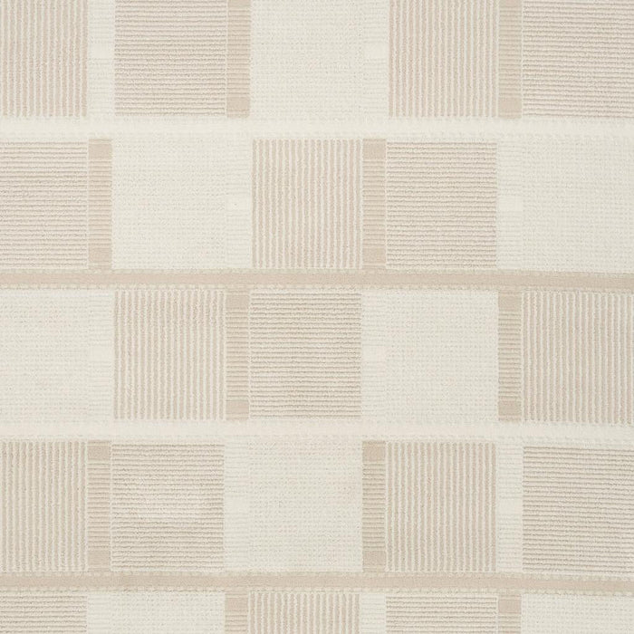 5' X 7' Geometric Power Loom Area Rug (572707) - Tan