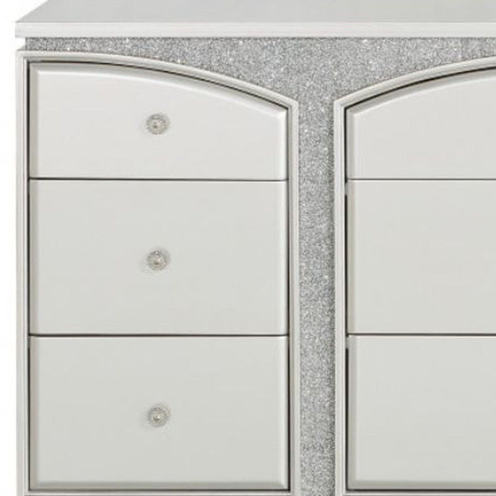 Nine Drawer Dresser - Platinum