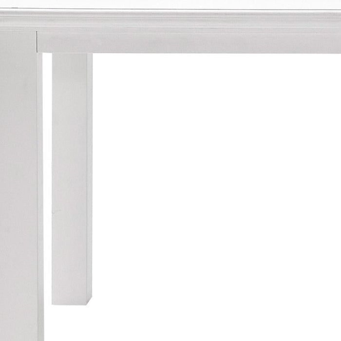 79" Solid Wood Dining Table - White
