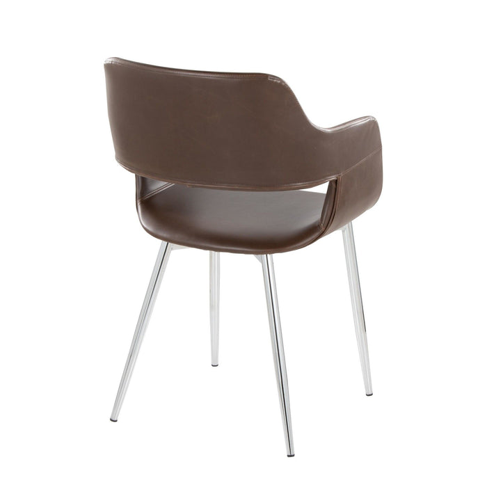 Margarite - Dining / Accent Chair - Chrome Metal (Set of 2)