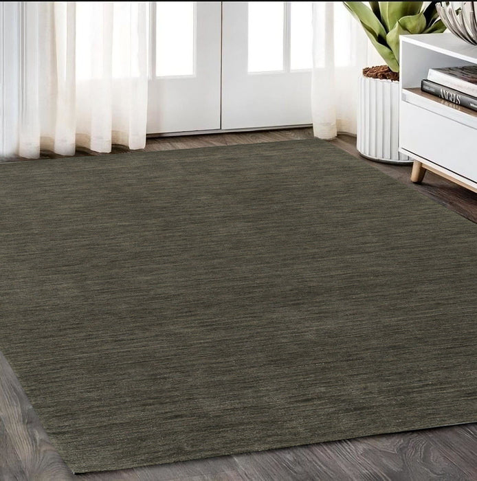 5' X 8' Wool Hand Tufted Area Rug - Charcoal