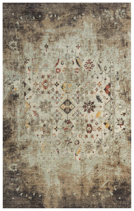 10' X 13' New Zealand Lambs Wool Oriental Hand Carved Handmade Area Rug (747880) - Beige / Brown / Apricot / Ivory