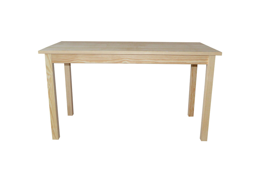 60" Solid Wood Dining Table - Natural