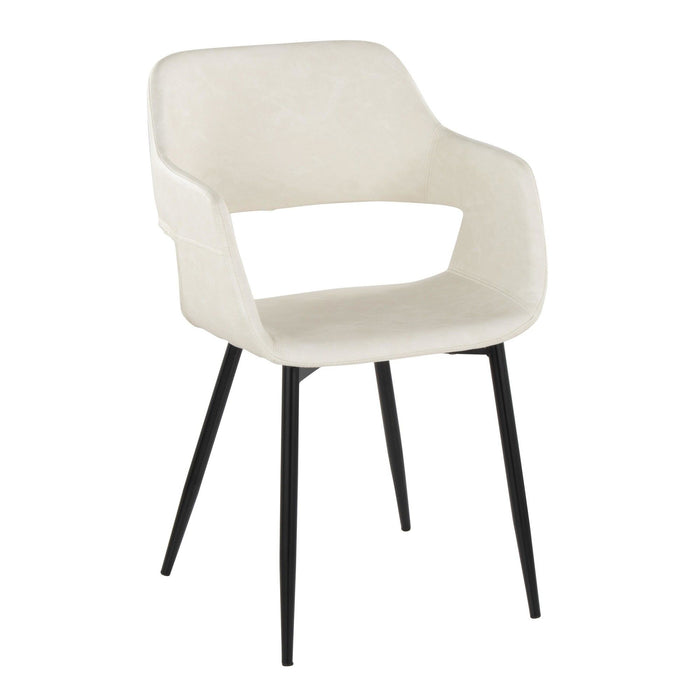 Margarite - Dining / Accent Chair - Black Metal (Set of 2)