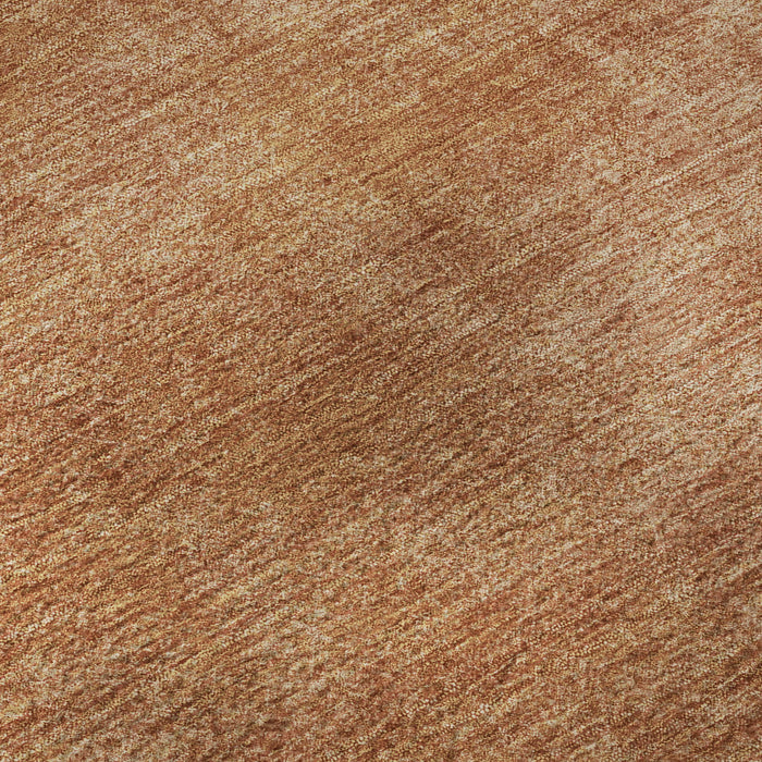 10' X 14' Abstract Washable Area Rug With UV Protection (679971) - Rust / Copper
