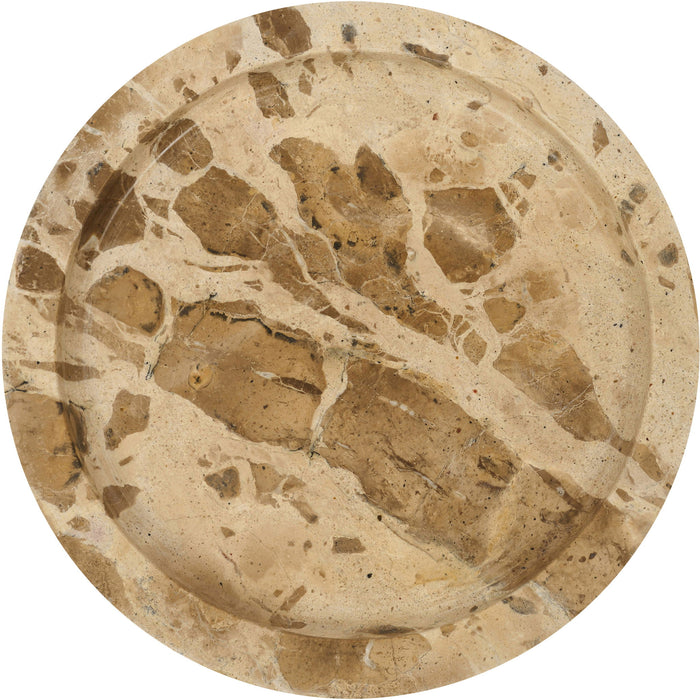 Dimitri marble tray by Meridian Furniture, rectangular tray with polished white marble surface and sleek edges.