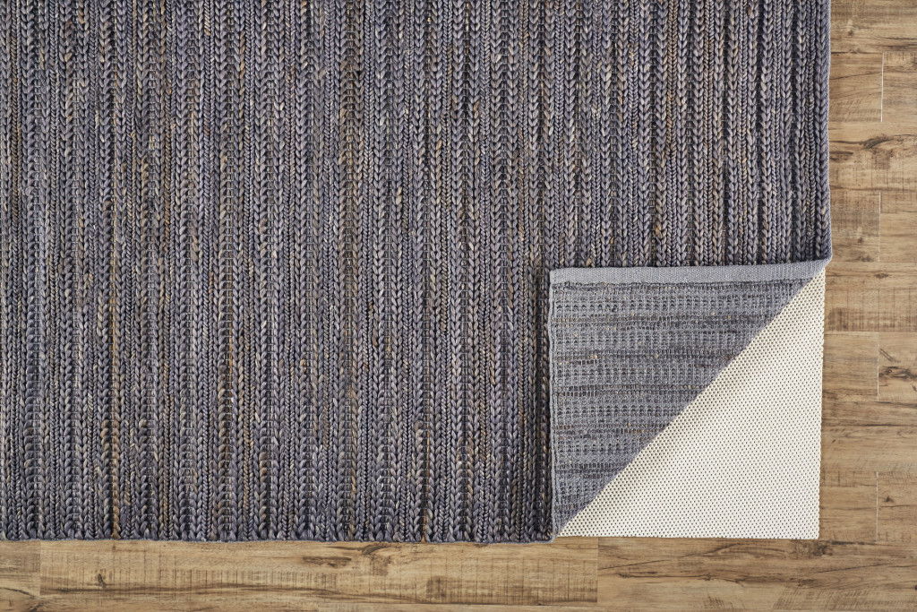 8' x 11' Hand Woven Area Rug - Brown Blue And Taupe