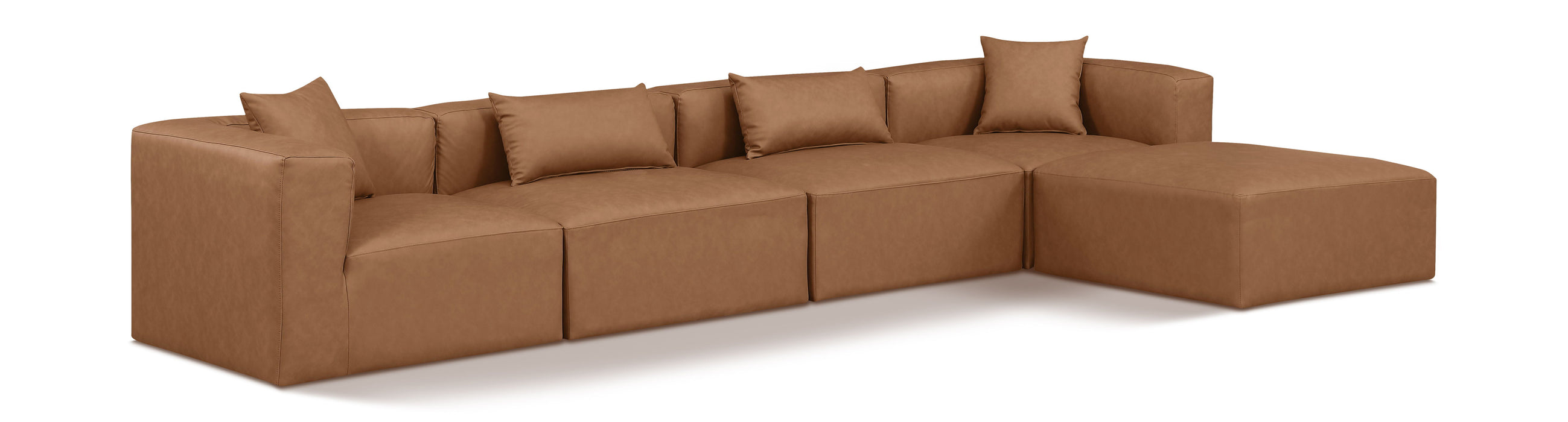 Cube - 5 Piece Modular Sectional With Chaise