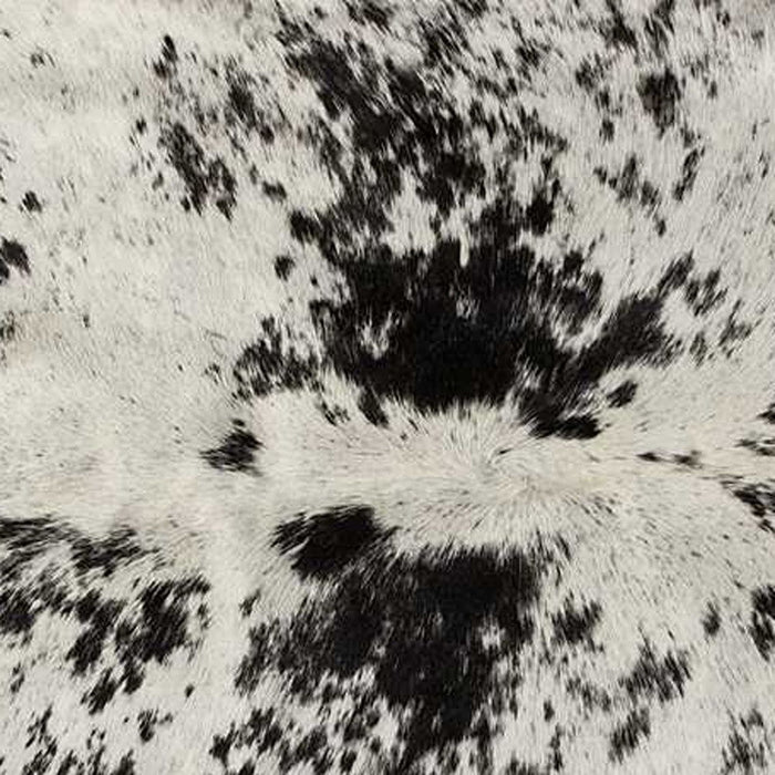 72" x 84" Cowhide Rug - White And Black