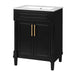 Giga bathroom vanity with integrated sink, 2-door cabinet, suitable for small to medium bathrooms, modern and functional design